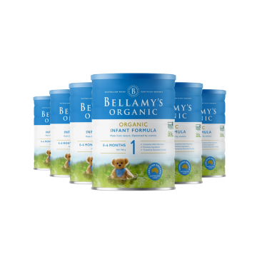 【澳洲直邮】Bellamy's 贝拉米有机奶粉900g 1段 六罐（包邮包税）
