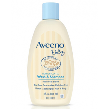 Aveeno 艾维诺 婴幼儿天然燕麦无泪洗发沐浴露二合一 236ml