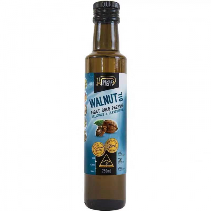 Pressed Purity walnut oil  冷榨核桃油 250ml