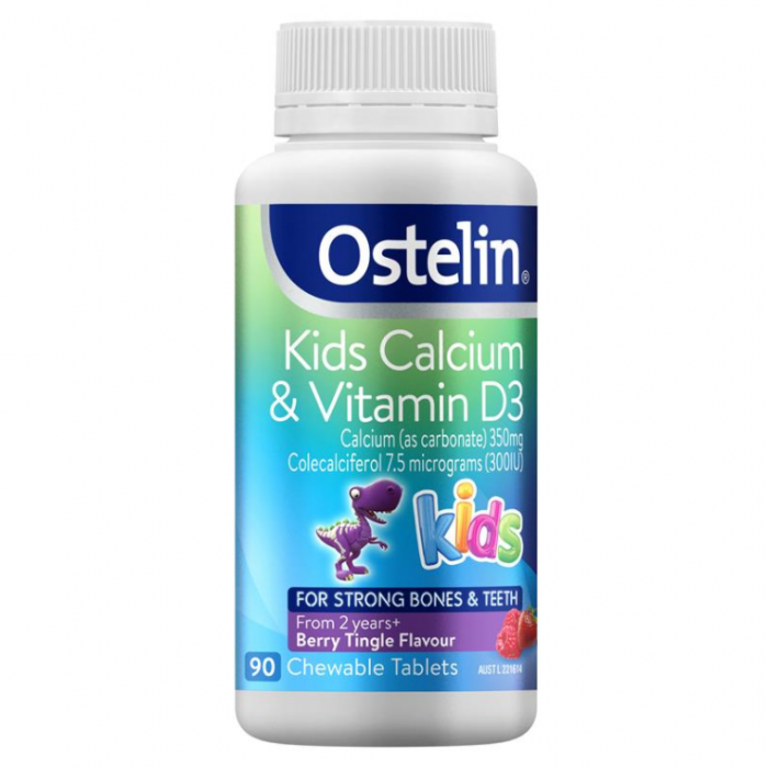 Ostelin Kids 奥斯特林小恐龙钙咀嚼片 90粒