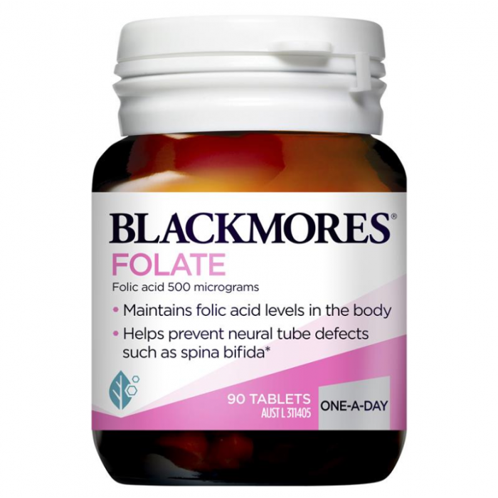 Blackmores 澳佳宝天然叶酸片500mcg 90粒