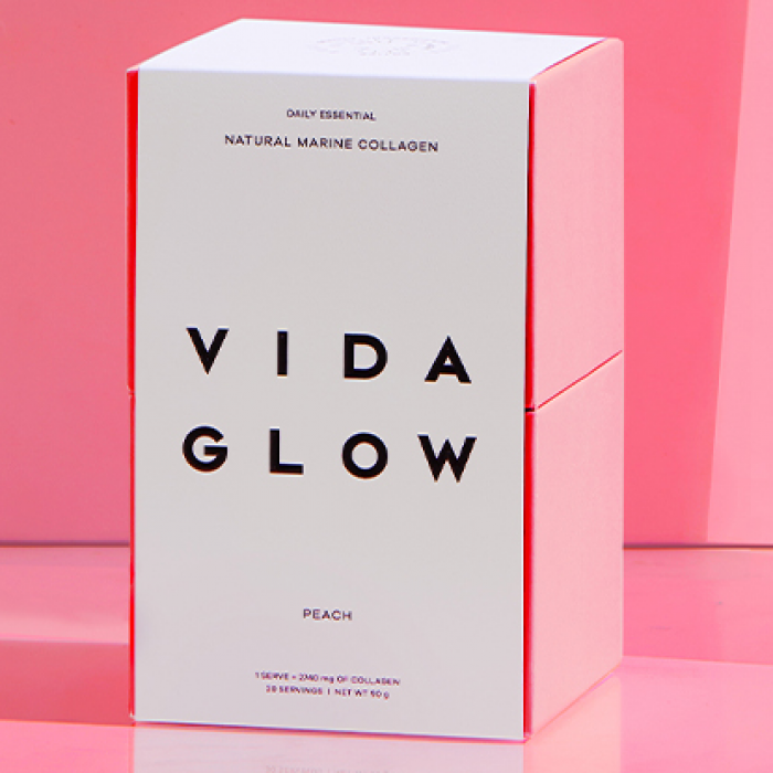 【澳洲直邮】 Vida Glow 新版 蜜桃味胶原蛋白粉 30*3g （包邮包税）
