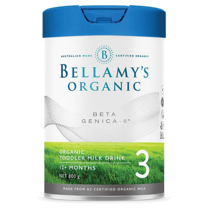 【澳洲直邮】效期25.5 Bellamy's 贝拉米白金版有机A2婴儿配方奶粉3段 1岁+ 6罐（包邮包税）