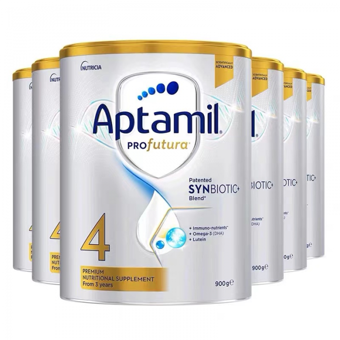 【澳洲直邮】Aptamil 爱他美白金装奶粉四段 六罐（包邮包税）