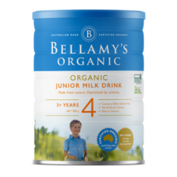 【保税仓发货】Bellamy's 贝拉米有机奶粉900g 4段 三罐，下单请备注收件人身份证号码