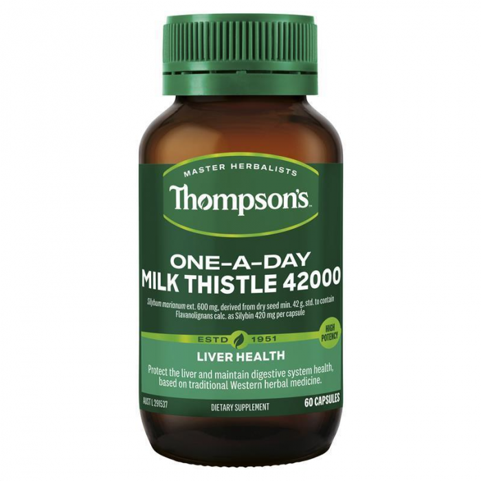 Thompson's 汤普森 奶蓟草护肝胶囊 60粒（包邮）