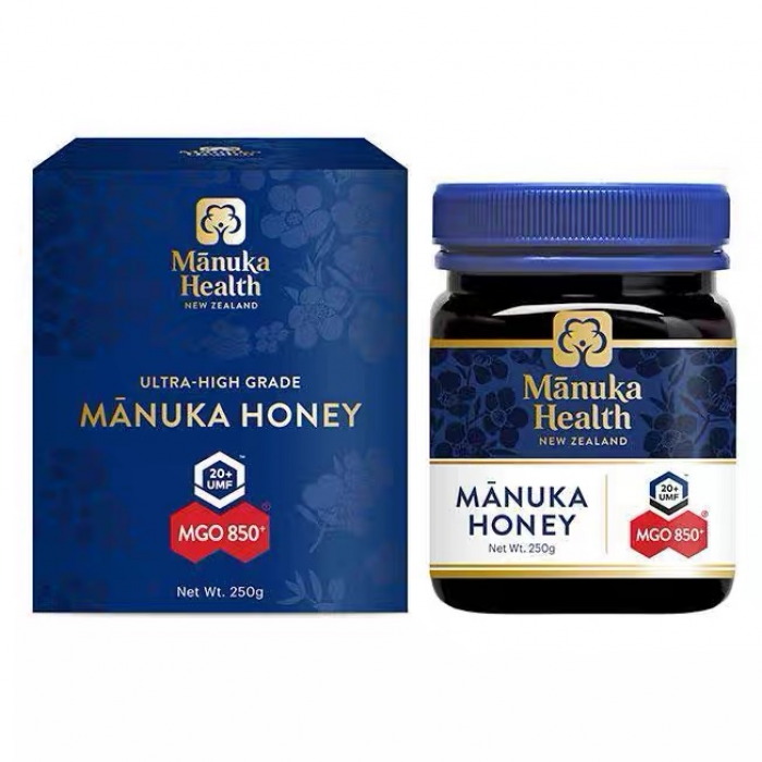【国内现货】效期：25年 Manuka Health 蜜纽康麦卢卡蜂蜜UMF20+250g（盒装）（MGO850+）
