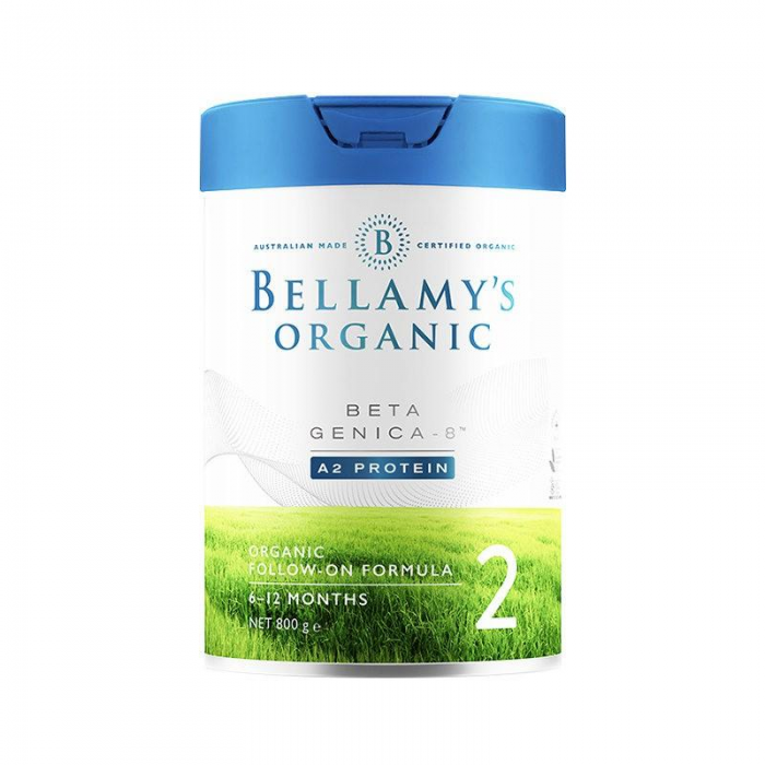 【保税仓发货】Bellamy's 贝拉米白金版有机A2奶粉 2段 3罐，下单请备注收件人身份证号码