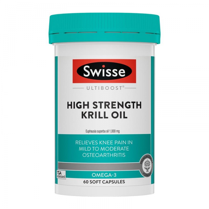 Swisse 高浓度深海磷虾油 60粒 新包装