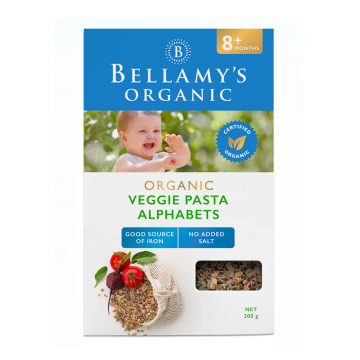 Bellamy's Organic 贝拉米有机蔬菜字母意面 （8月+） 200g