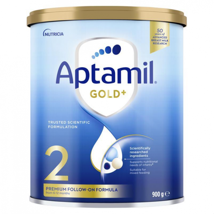 【澳洲直邮】Aptamil 爱他美金装奶粉二段 900g 单罐（包邮包税）